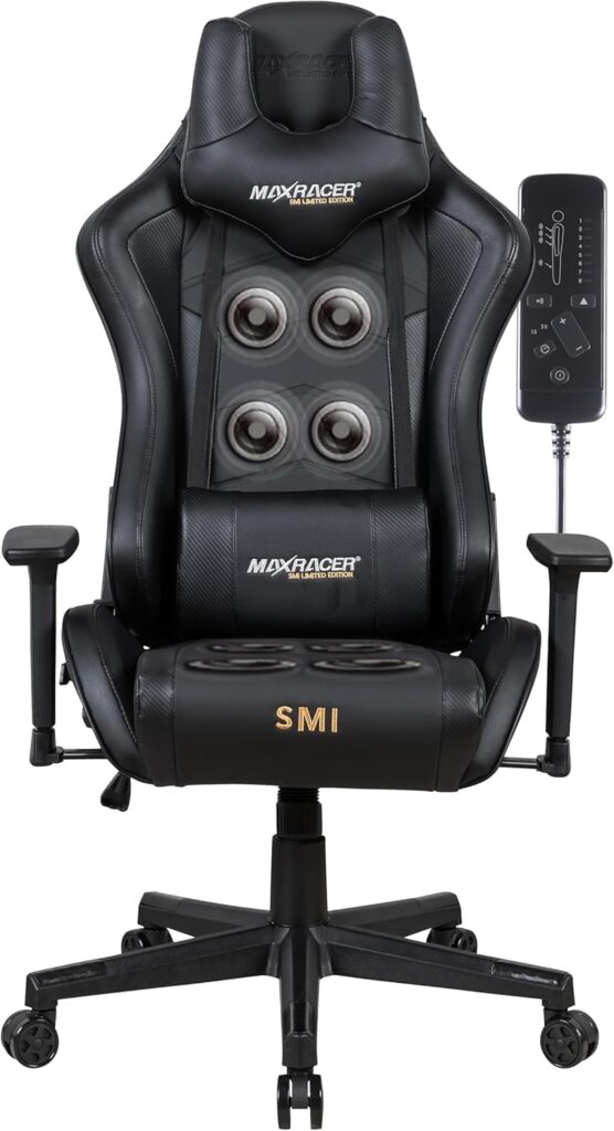 Cadeira gamer Max Racer Tactical Massageadora
